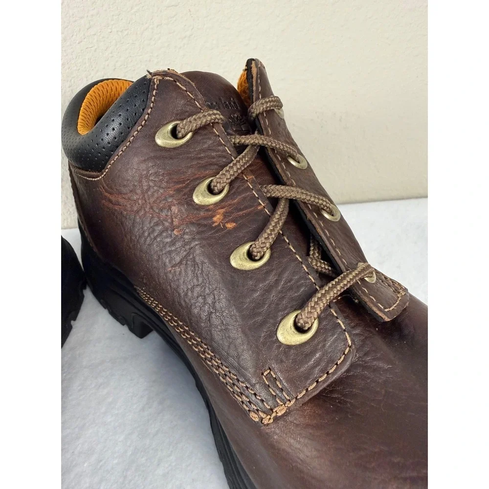 Timberland PRO TiTAN Oxford Work Shoes Men's 11M Brown Soft Toe Christmas Gift